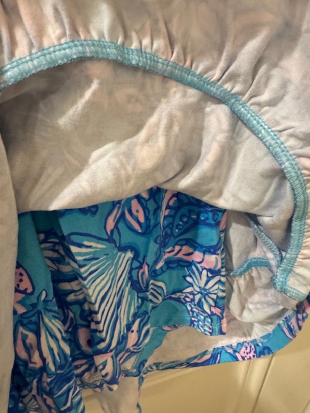 EUC Lilly Pulitzer $168 Ravi Romper, Amalfi Blue Sound the Sirens , Size XL - Picture 8 of 11